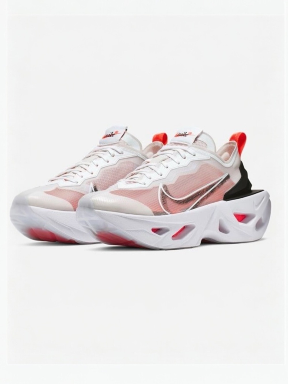 NIKE Zoom Vista Grind Trainer Sneaker in White Black Bright Crimson‎ Size…